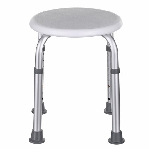 Taboret prysznicowy okrągły aluminiowy