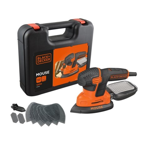 Szlifierka oscylacyjna 120W KA2500K-QS BLACK+DECKER