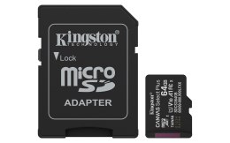 KINGSTON microSDXC 64GB Canvas Select Plus 3 + ADP