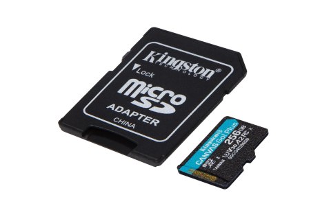 KINGSTON microSDXC Canvas Go Plus 256GB + Adapter