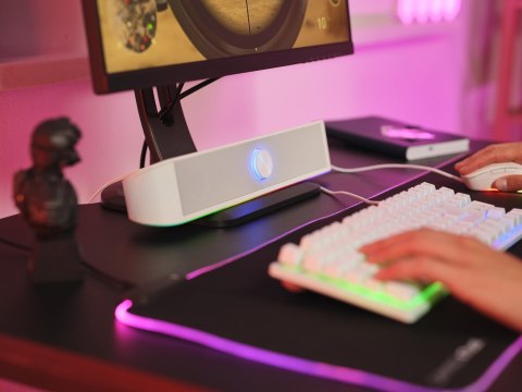 Soundbar TRUST GXT619W THORNE RGB Biały