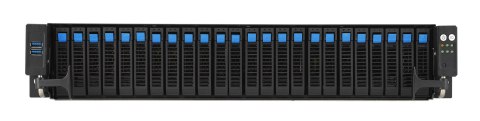 Platforma Asus Rack (2U) RS520A-E12-RS24U AMD Epyc 9004 (24x NVMe, 2xM.2, 2x10Gbe, IPMI, 1+1 1600W)