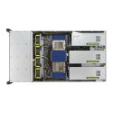 Platforma Asus Rack (2U) RS720A-E12-RS24U AMD Epyc 9004 (24x NVMe, 2xM.2, 3xGPU, 2x10Gbe, IPMI, 1+1 2600W)