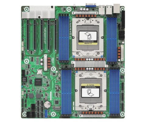 Płyta główna AsRock TURIN2D16-2T 2x SP5 AND Epyc 9004/9005 Soc (16x DIMM, 2x MCIO, up to 16xSATA, 1xM.2, 2x10Gbe, IMPI EEB )