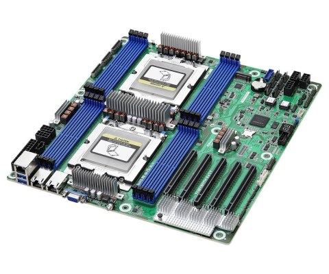 Płyta główna AsRock TURIN2D16-2T 2x SP5 AND Epyc 9004/9005 Soc (16x DIMM, 2x MCIO, up to 16xSATA, 1xM.2, 2x10Gbe, IMPI EEB )