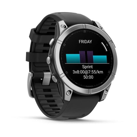 Zegarek sportowy Garmin Fenix E AMOLED 47mm Stainless Steel Zegarek sportowy Garmin Fenix E AMOLED 47mm Stainless Steel