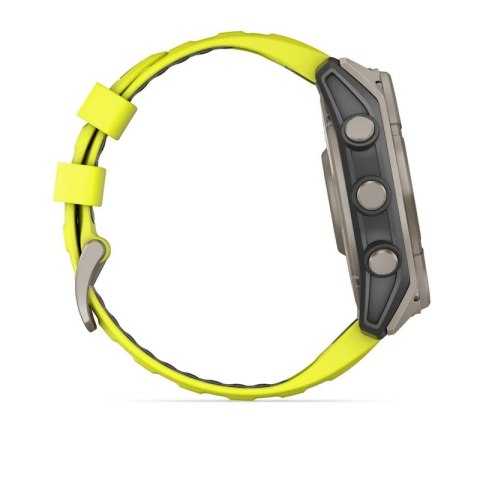 Zegarek Garmin Fenix 8 Solar Sapphire Titanium Amp Yellow/Graphite Zegarek Garmin Fenix 8 Solar Sapphire Titanium Amp Yellow/Graphite