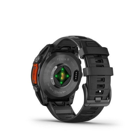 Zegarek sportowy Garmin Fenix 8 AMOLED 47mm Czarny Zegarek sportowy Garmin Fenix 8 AMOLED 47mm Czarny