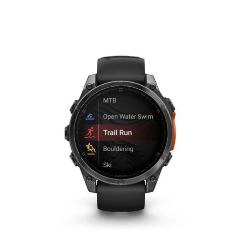 Zegarek sportowy Garmin Fenix 8 AMOLED 47mm Czarny Zegarek sportowy Garmin Fenix 8 AMOLED 47mm Czarny