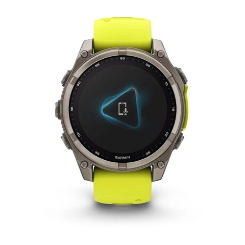 Zegarek sportowy Garmin Fenix 8 Solar Sapphire AMOLED 47mm Tytanowy Zegarek sportowy Garmin Fenix 8 Solar Sapphire AMOLED 47mm Tytanowy