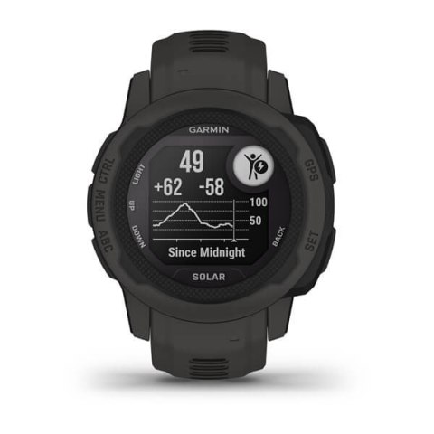 Zegarek sportowy Garmin Instinct 2S Solar Graphite 40mm Grafitowy
