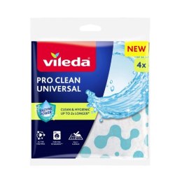 Ściereczka uniwersalna z enzymami Vileda Pro Clean 4szt.
