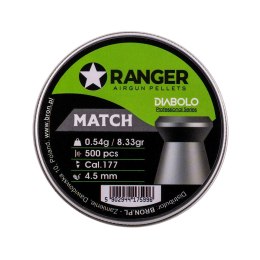 Śrut 4,5 mm RANGER Diabolo Professional Match płaski 500 szt. 0,54 g