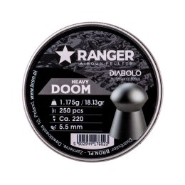 Śrut 5,5 mm RANGER Diabolo Doom Heavy płaski 250 szt. 1,175 g