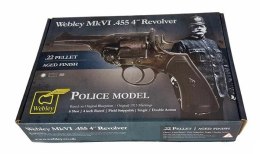 Rewolwer WEBLEY MKVI .455 Police kal.5,5 mm Diabolo łuski 6-strzał. lufa 4