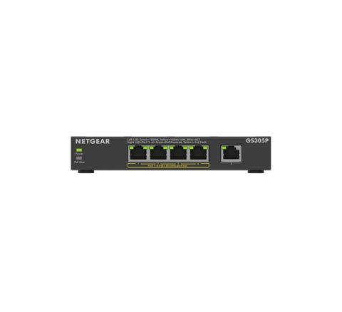 Switch Netgear GS305P-300EUS 5p PoE 63W (PoE+: 4p) Unmanaged Gigabit