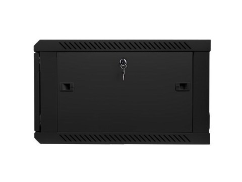 Szafa jednosekcyjna Lanberg WF01-6606-10B (6U; 368mm / 600mm / 600 mm; wisząca; Szklane; 19''; kolor czarny)