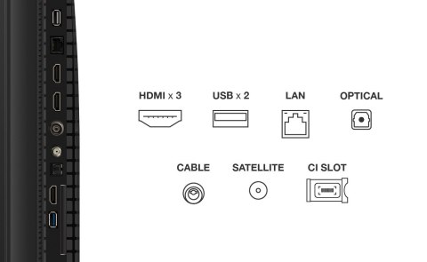 Telewizor TCL 55P7K QLED 55'' 4K Ultra HD Google TV Dolby Atmos DVB-T2 Metaliczny