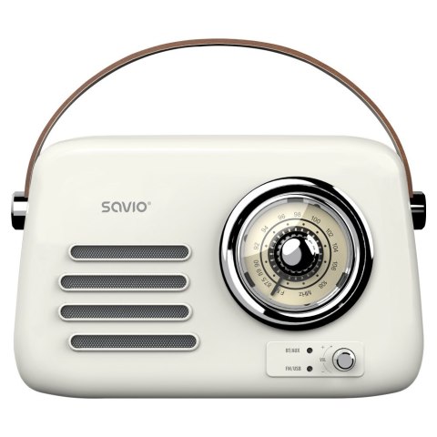 SAVIO RADIO PRZENOŚNE BIAŁE RS-02 SAVIO RADIO PRZENOŚNE BIAŁE RS-02