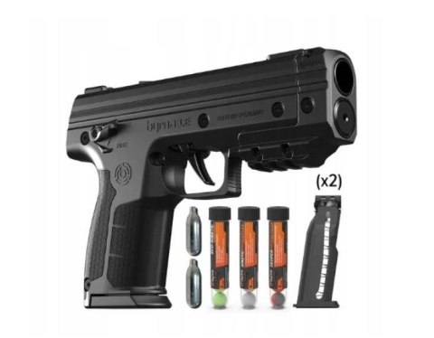 Pistolet BYRNA LE BLACK k.68 CO2-12g zestaw