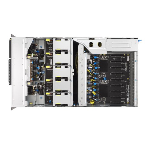 Platforma Asus Rack (4U) ESC8000A-E13P AMD EPYC 9005 (8xNVMe, 2xM.2, 2x10Gbe, IPMI, 3200W)