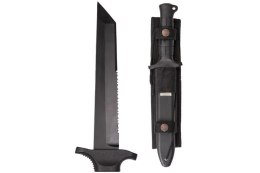 Nóż Mil-Tec German Combat Knife Black 2000 stal 440