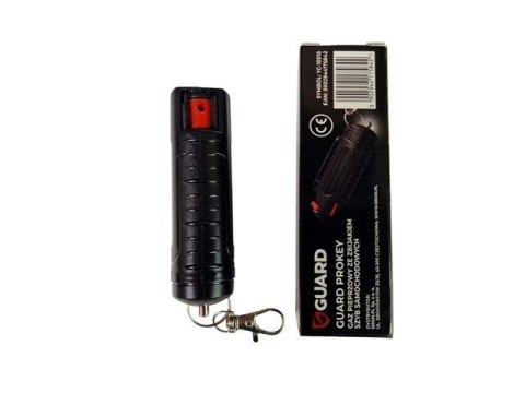 Gaz pieprzowy GUARD ProKey 20 ml żel + zbijak szyb, brelok do kluczy i kliips do pasa (YC-10015)