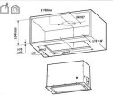 Okap podszafkowy do zabudowy ELICA LANE BL/A/52 PRF0165830 (WYPRZEDAŻ)