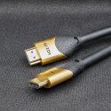 QOLTEC KABEL HDMI V2.1 ULTRA HIGH SPEED 8K | 60HZ | 28AWG | GOLD | 3M