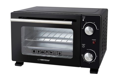 ESPERANZA MINI PIEKARNIK CALZONE 10L 900W EKO007N ESPERANZA MINI PIEKARNIK CALZONE 10L 900W EKO007N