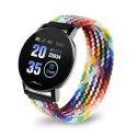 MEDIA-TECH SMARTBAND THAITI, MONITORING CIŚNIENIA KRWI, PULSU ORAZ INNYCH PARAMETRÓW, DWA PASKI NYLONOWE W ZESTAWIE MT871 (WYPRZ