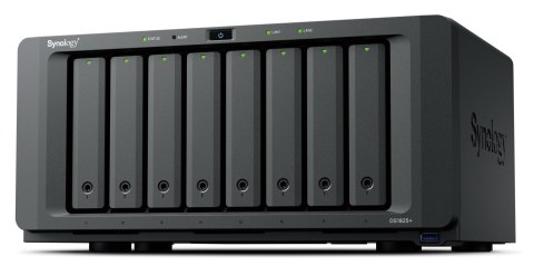 NAS Synology DS1825+, Tower, 8x 2.5"/3.5" SATA + 2x M.2 2280 NVMe SSD, AMD Ryzen V1500B, 8GB DDR4 (max.32GB), 2x 2.5GbE RJ-45, 3