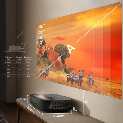 LASER TV HISENSE PL2 80-150" 4K LASER TV HISENSE PL2 80-150" 4K