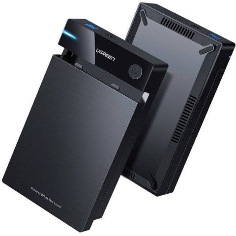 Ugreen Obudowa na dysk SATA 3,5'' HDD; USB 3.0 (czarny) Ugreen Obudowa na dysk SATA 3,5'' HDD; USB 3.0 (czarny)