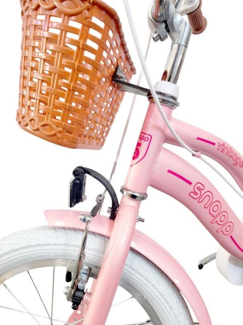 Rower dziecięcy Snapp Bike Vintage 16" różowy Rower dziecięcy Snapp Bike Vintage 16" różowy