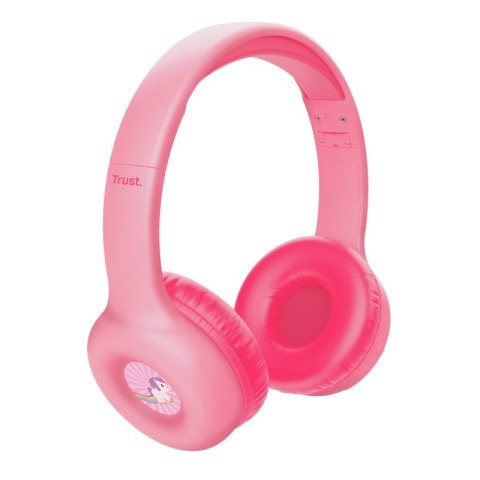 Słuchawki TRUST Nouna Wireless Kids pink Słuchawki TRUST Nouna Wireless Kids pink