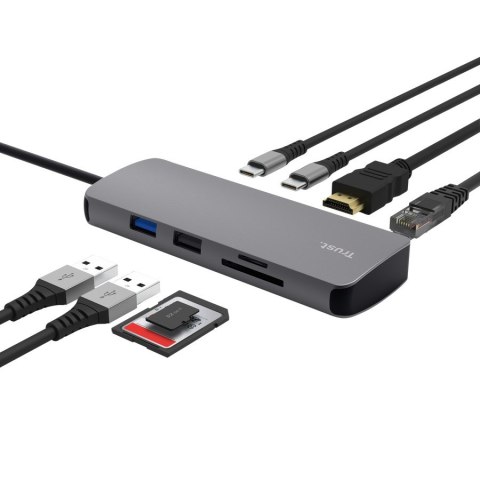 Adapter TRUST Dalyx 8-in-1 Multiport Adapter TRUST Dalyx 8-in-1 Multiport