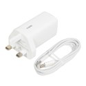ŁADOWARKA SIECIOWA I-BOX C-65 GAN PD65W KABEL, BIAŁA