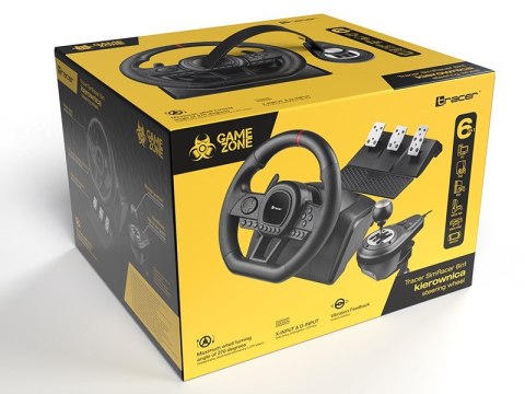 TRACER KIEROWNICA SIMRACER MANUAL GEARBOX 6 IN 1 (WYPRZEDAŻ) TRACER KIEROWNICA SIMRACER MANUAL GEARBOX 6 IN 1 (WYPRZEDAŻ)