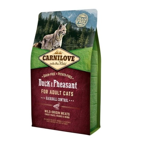 CARNILOVE CAT DUCK & PHEASANT HAIRBALL CONTROL 2kg