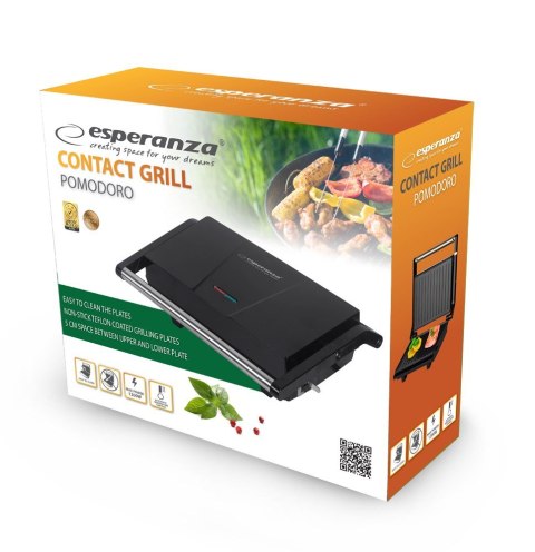 ESPERANZA ESPERANZA GRILL KONTAKTOWY POMODORO 1200W EKG014 ESPERANZA ESPERANZA GRILL KONTAKTOWY POMODORO 1200W EKG014