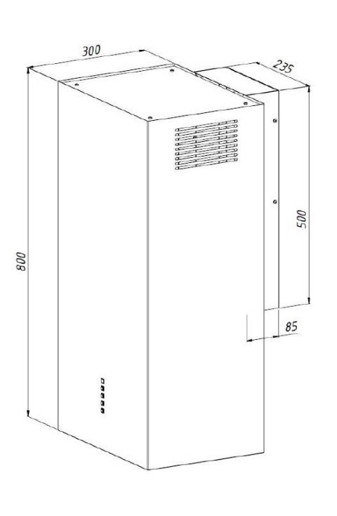 Okap AKPO WK-12 ELLIPSE BIAŁY PÓŁMAT