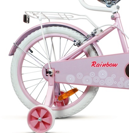 16" Rower dziecięcy Rainbow perłowo-różowy 16" Rower dziecięcy Rainbow perłowo-różowy