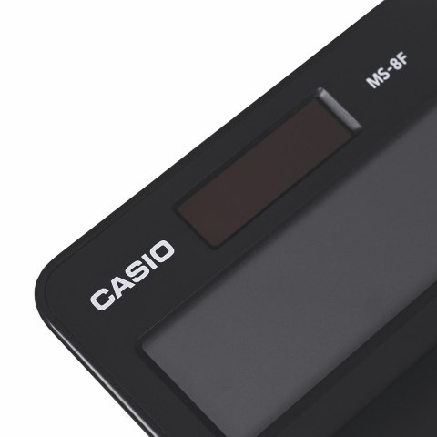Casio Kalkulator biurowy MS-8F, 8-cyfrowy, 103x147x28,8mm, czarny