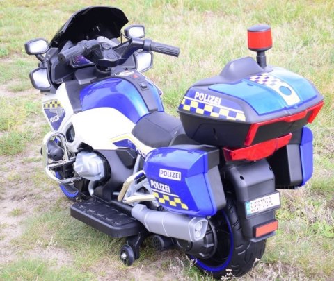 OLBRZYMI SUPER MOTOR ŚCIGACZ POLICYJNY,MIĘKKIE KOŁA, MIĘKKIE SIEDZENIE, GAZ W RĄCZCE, HAMULEC /MH888