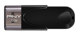 Pendrive PNY Technologies FD32GATT4-EF (32GB; USB 2.0; kolor czarny)