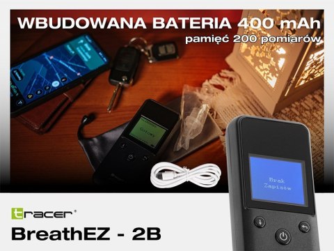 TRACER ALKOMAT BREATHEZ-2B PÓŁPRZEWODNIKOWY TRAALC47557 TRACER ALKOMAT BREATHEZ-2B PÓŁPRZEWODNIKOWY TRAALC47557