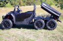 BUGGY 6 KOŁOWY DLA 2 DZIECI, ELEKTRYCZNA WYWROTKA, MIĘKKIE KOŁA, MIĘKKIE SIEDZENIE 800 WAT/XB1038