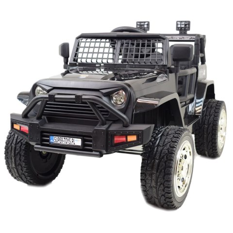 JEEP NA AKUMULATOR "JK OFF ROAD", MIĘKKIE KOŁA, MIĘKKIE SIEDZENIE/LL555