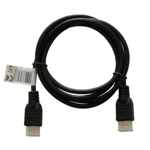 SAVIO KABEL HDMI 2M V2.0 HIGH SPEED, ETHERNET/3D CZARNY, ZŁOTE KOŃCÓWKI CL-195